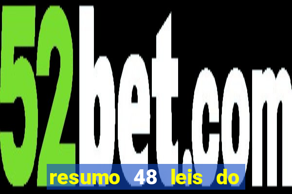 resumo 48 leis do poder pdf